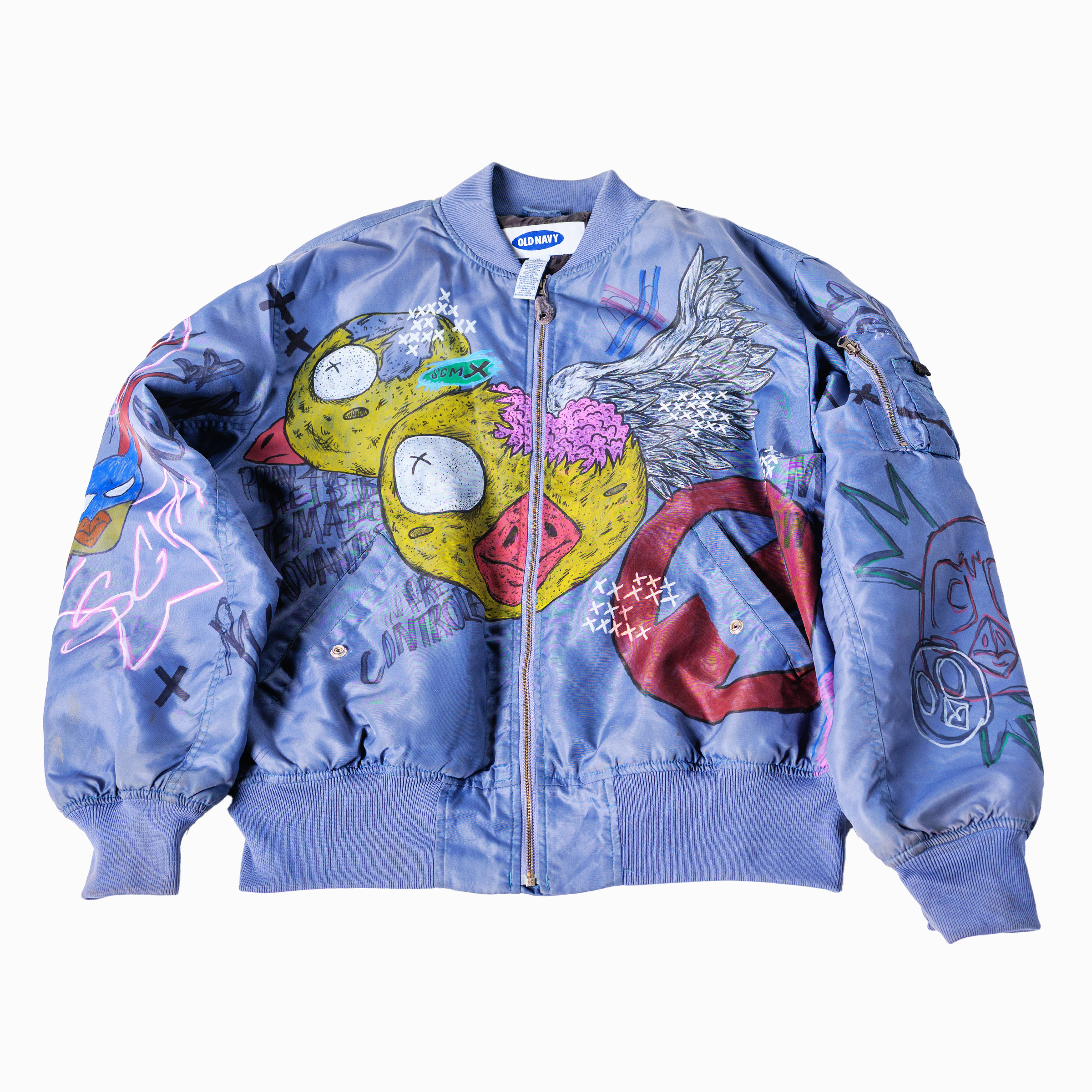 (Large) OLD NAV BOMBER jacket