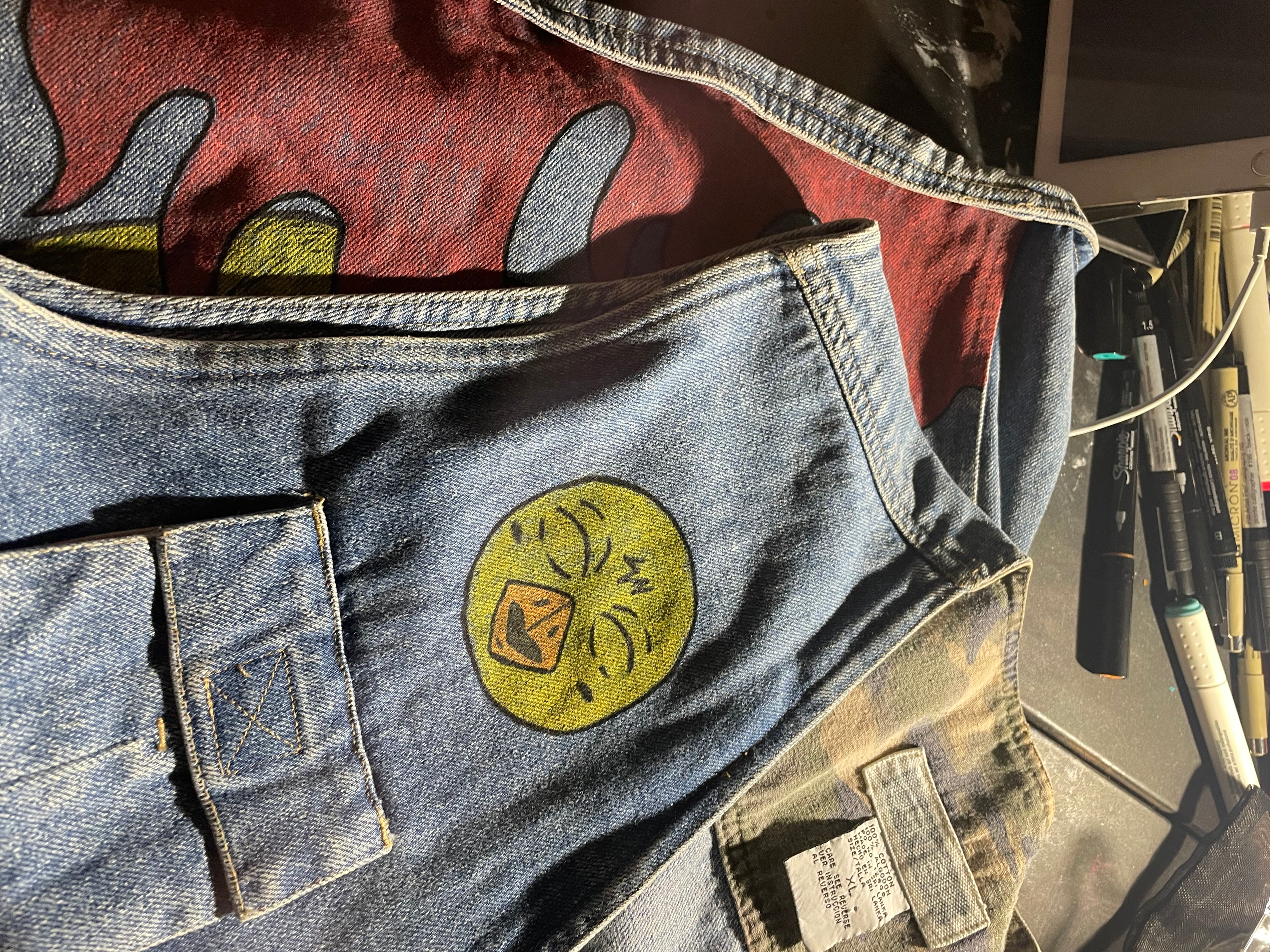 “SAVE US” denim vest ￼