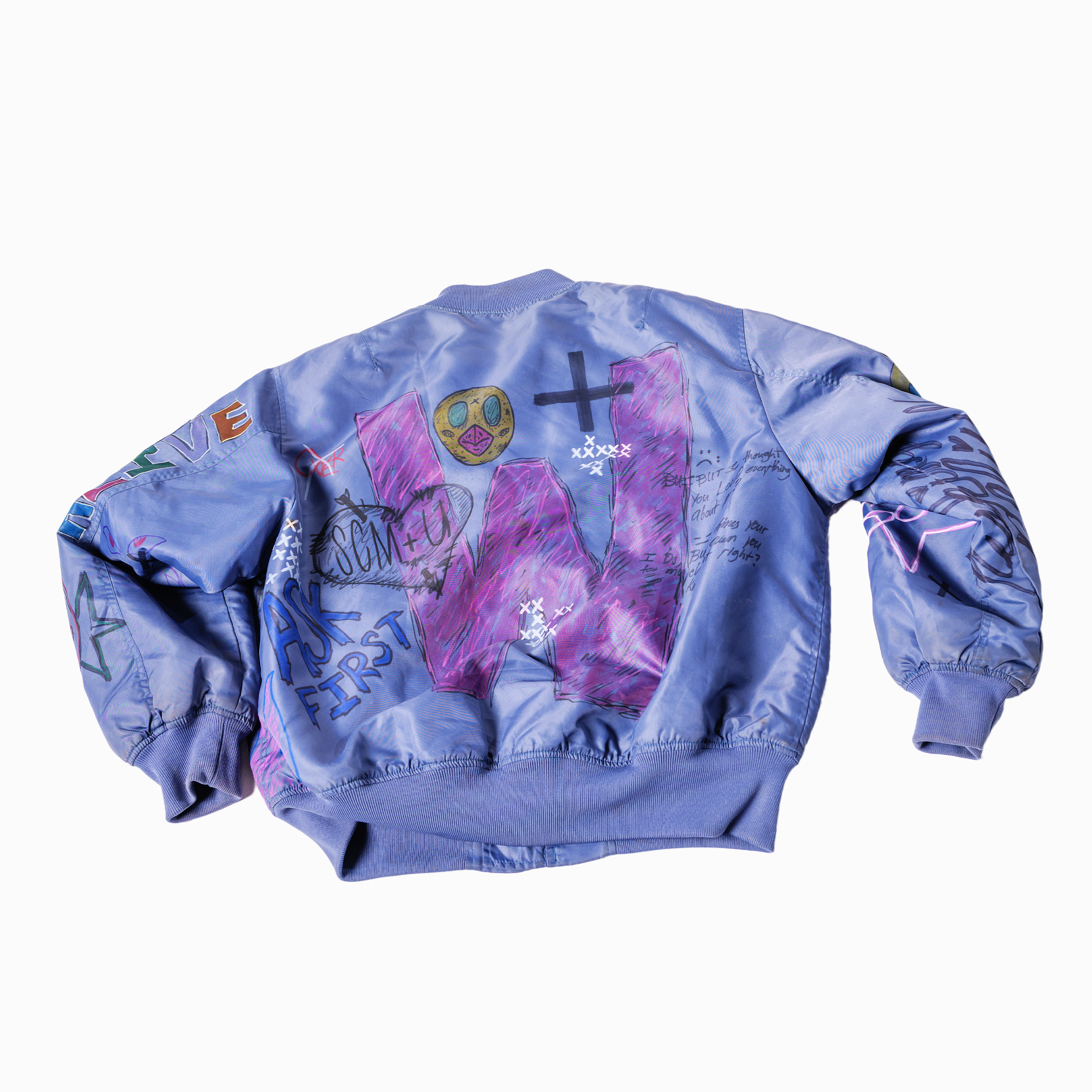 (Large) OLD NAV BOMBER jacket