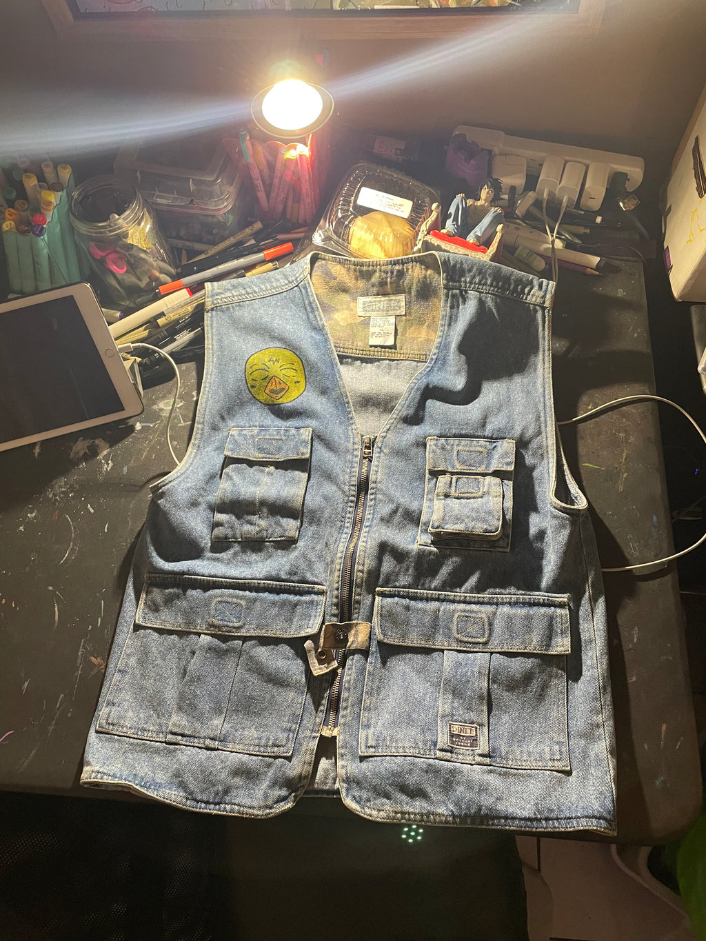“SAVE US” denim vest ￼